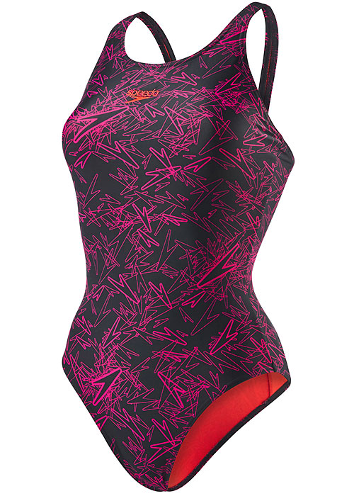 Speedo Essential Boom All Over Muscleback Swimsuit SideZoom 4