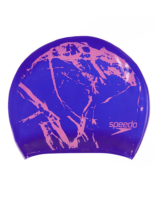 Speedo Long Hair Printed Swim Cap image