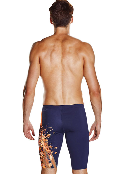 Speedo Mens Alpha Blast Placement V Jammer SideZoom 2