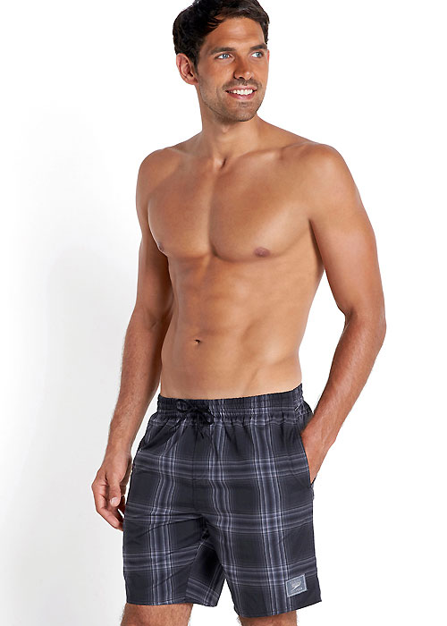 Speedo Mens Check Leisure 18 Inch Water Short - Grey image