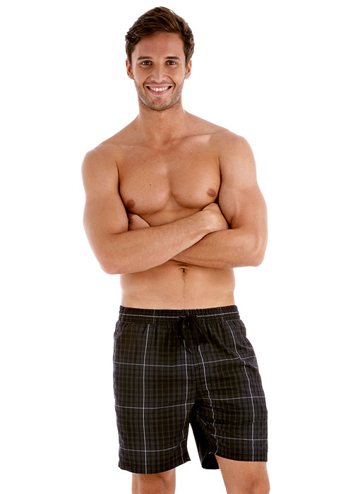 Speedo Mens Check Leisure 18 Inch Water Short - Black image