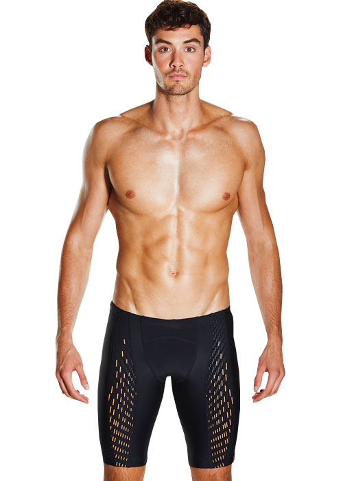 Speedo Mens Fit Powermesh Black Pro Jammer image