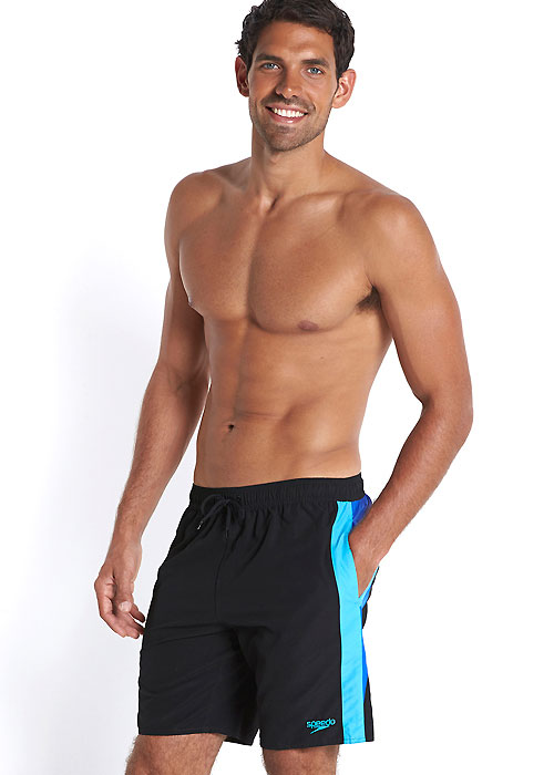 Speedo Mens Logo Splice 18 Inch Water Short | UK Swimwear