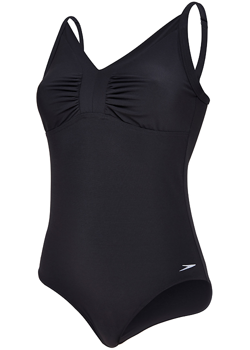 Speedo Sculpture Watergem Black Swimsuit SideZoom 4