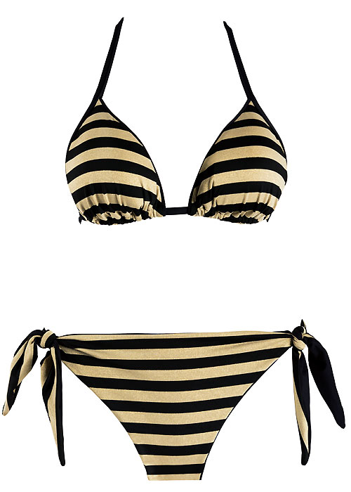 Tessy Golden Lines Pipo Tri Bikini image