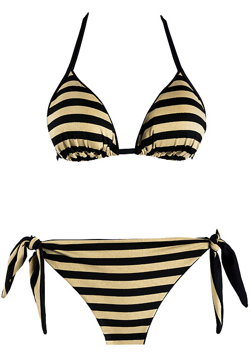 Tessy Golden Lines Pipo Tri Bikini SideZoom 2