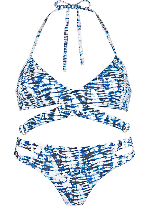 Watercult Batik Twist Cut Out Bikini SideZoom 2