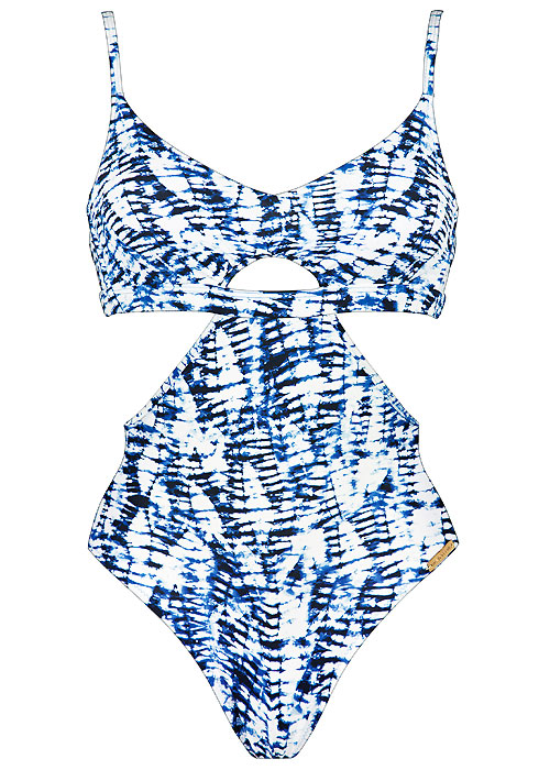 Watercult Batik Twist Cut Out Swimsuit SideZoom 2