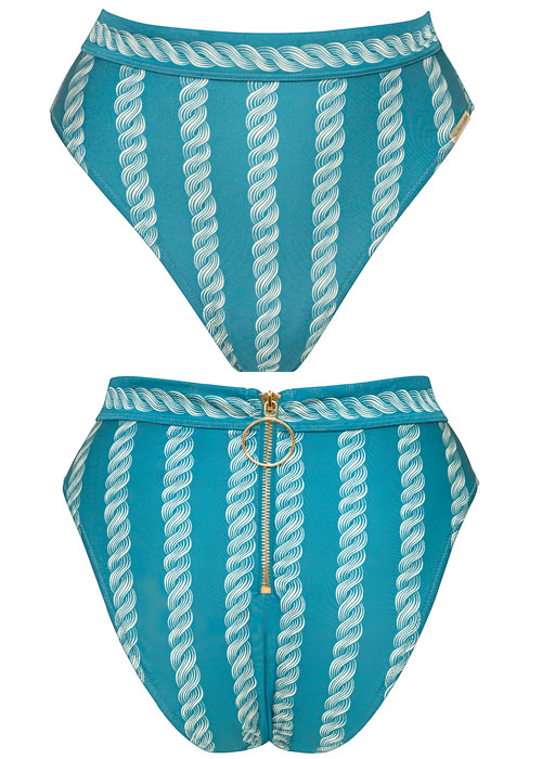 Watercult Soft Retro High Waist Bikini BottomZoom 4