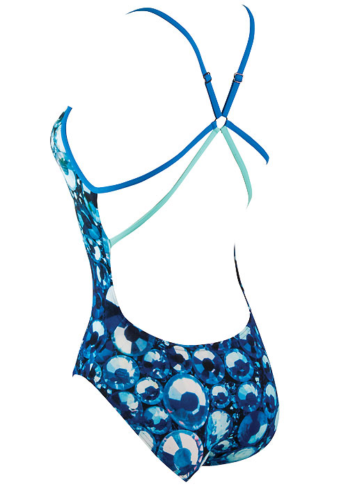 Zoggs Diamonds Starback Swimsuit SideZoom 4