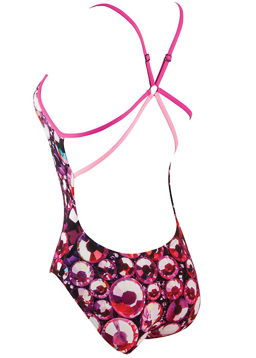 Zoggs Diamonds Starback Swimsuit SideZoom 2