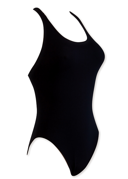 Zoggs Essentials Cottesloe Powerback Swimsuit - Black SideZoom 2