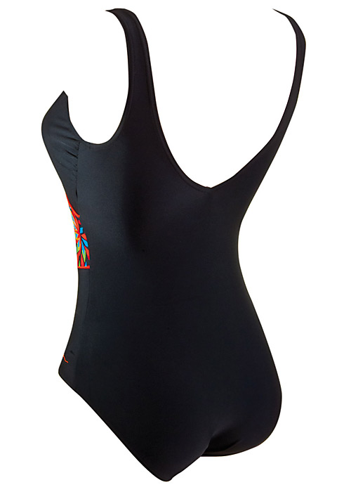 Zoggs Swimshapes Tribal Wrap Swimsuit SideZoom 3