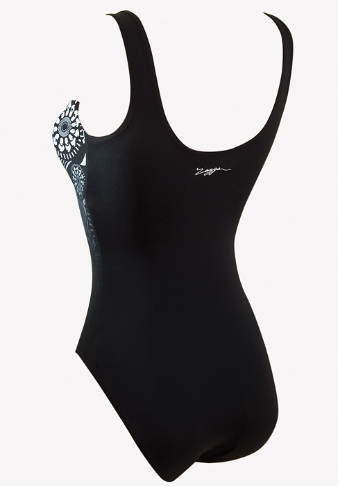 Zoggs Optic Chic Scoopback Swimsuit SideZoom 2